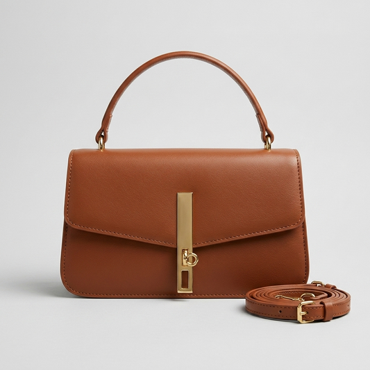 Minimalist Handbag (with long belt)