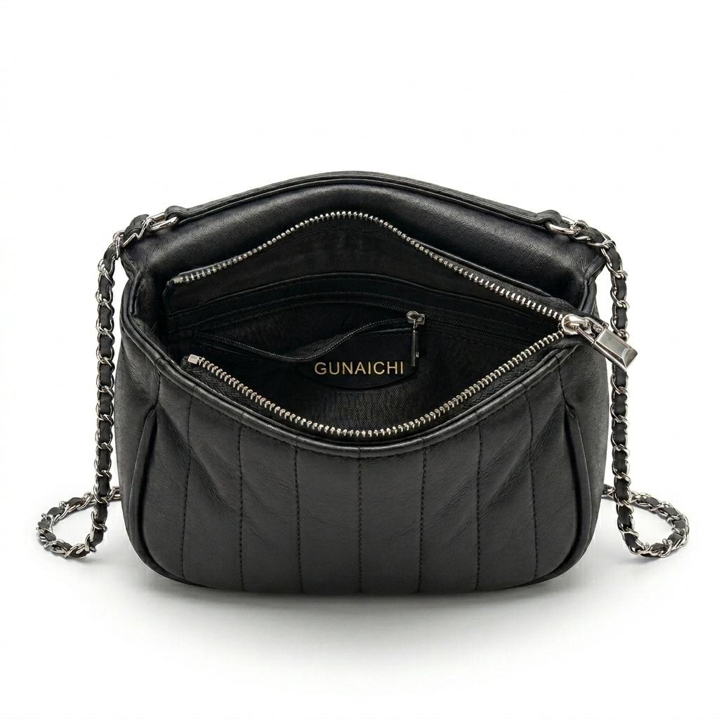 GUNAICHI Quilted Crossbody Bag