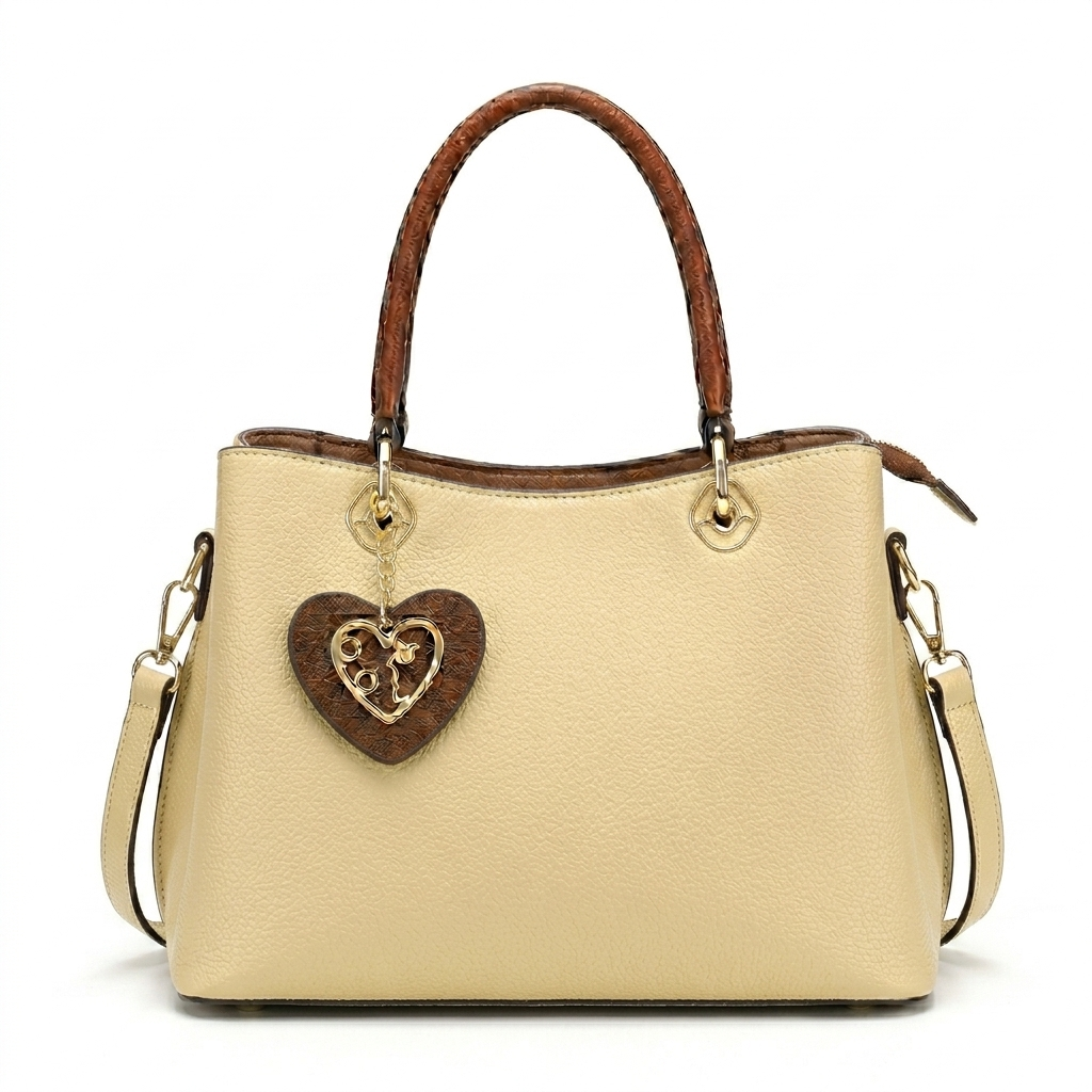Premium Leather Handbag (with long belt)