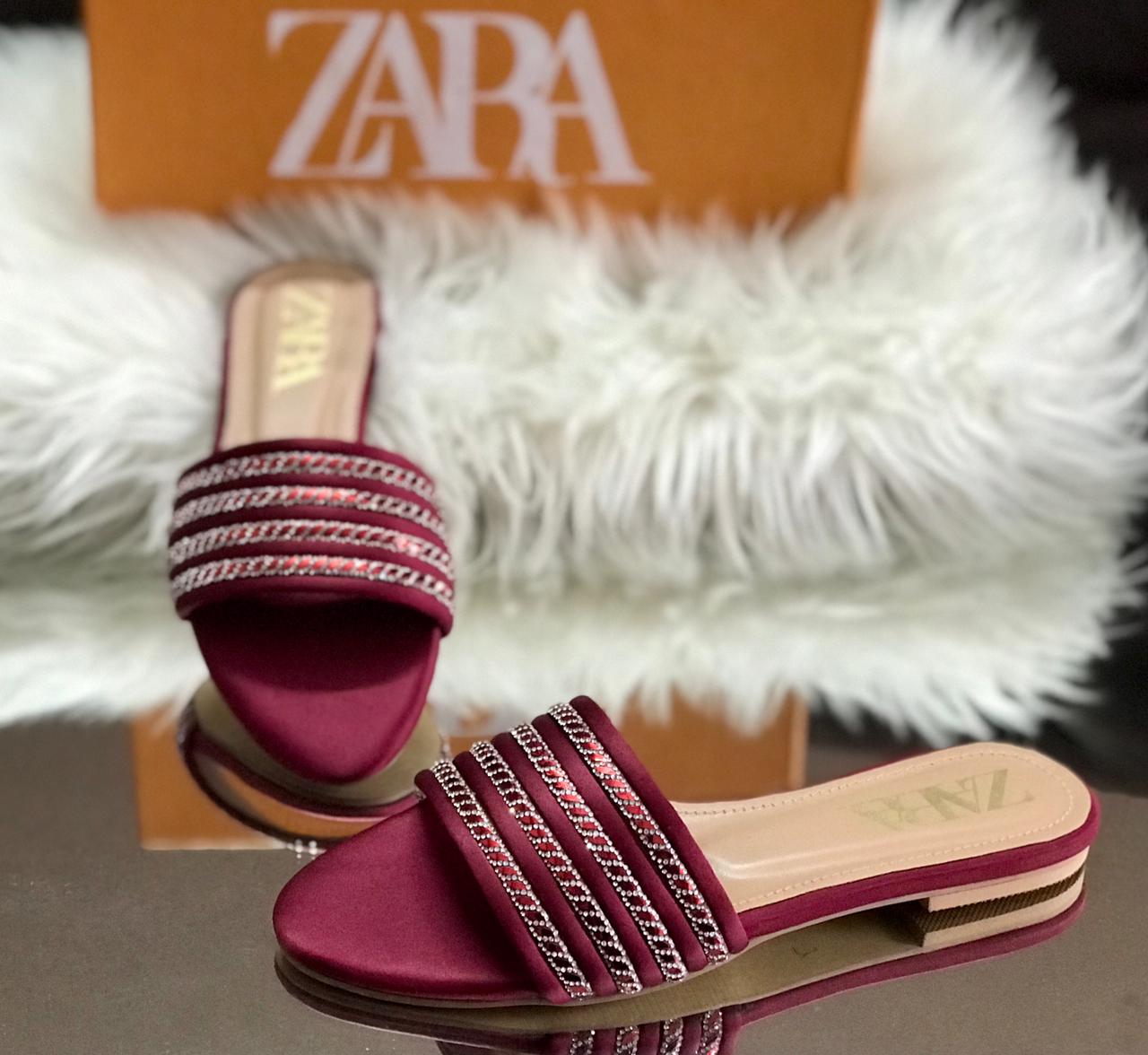 ZARA Fancy Flat Slipper