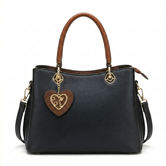 Premium Leather Handbag (with long belt)