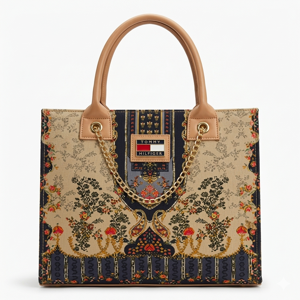 TH Canvas Tote Bag (with long belt)