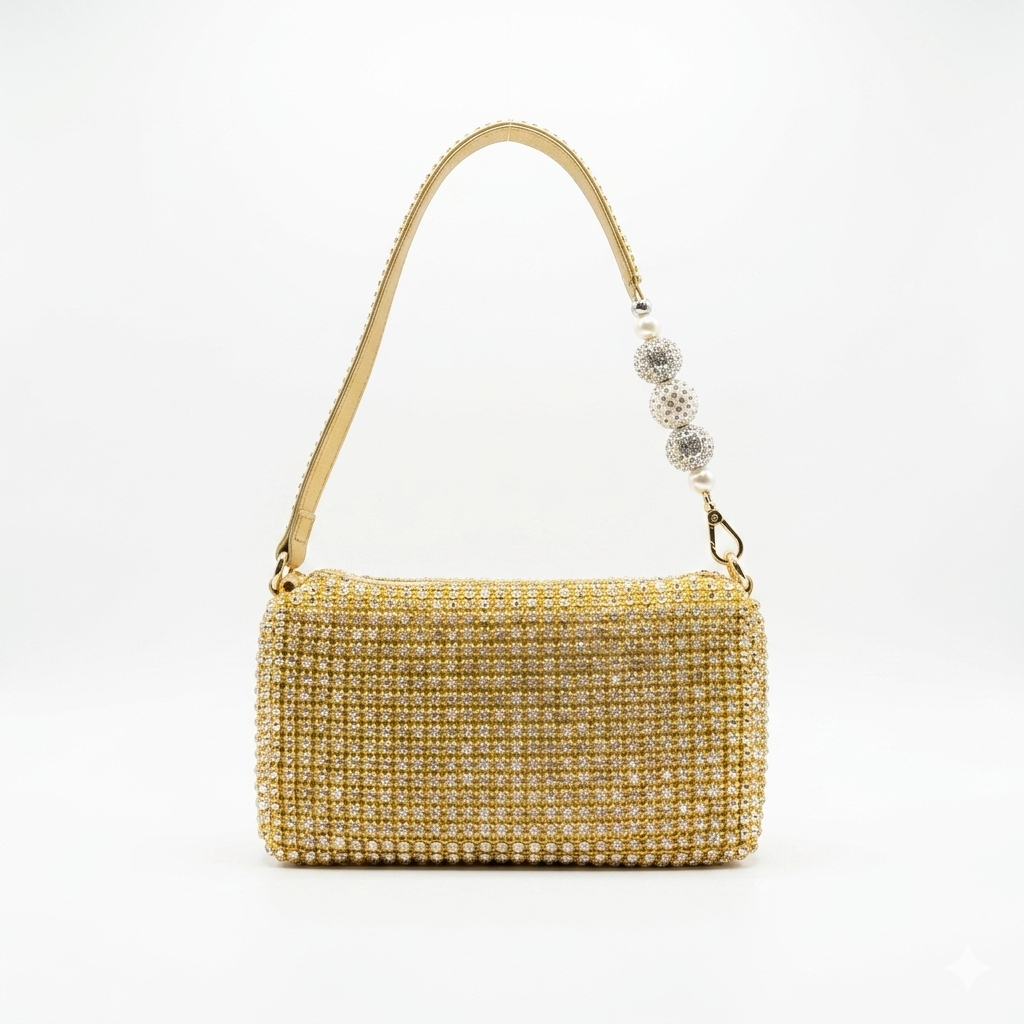 Elite Crystal Bag (with long chain)