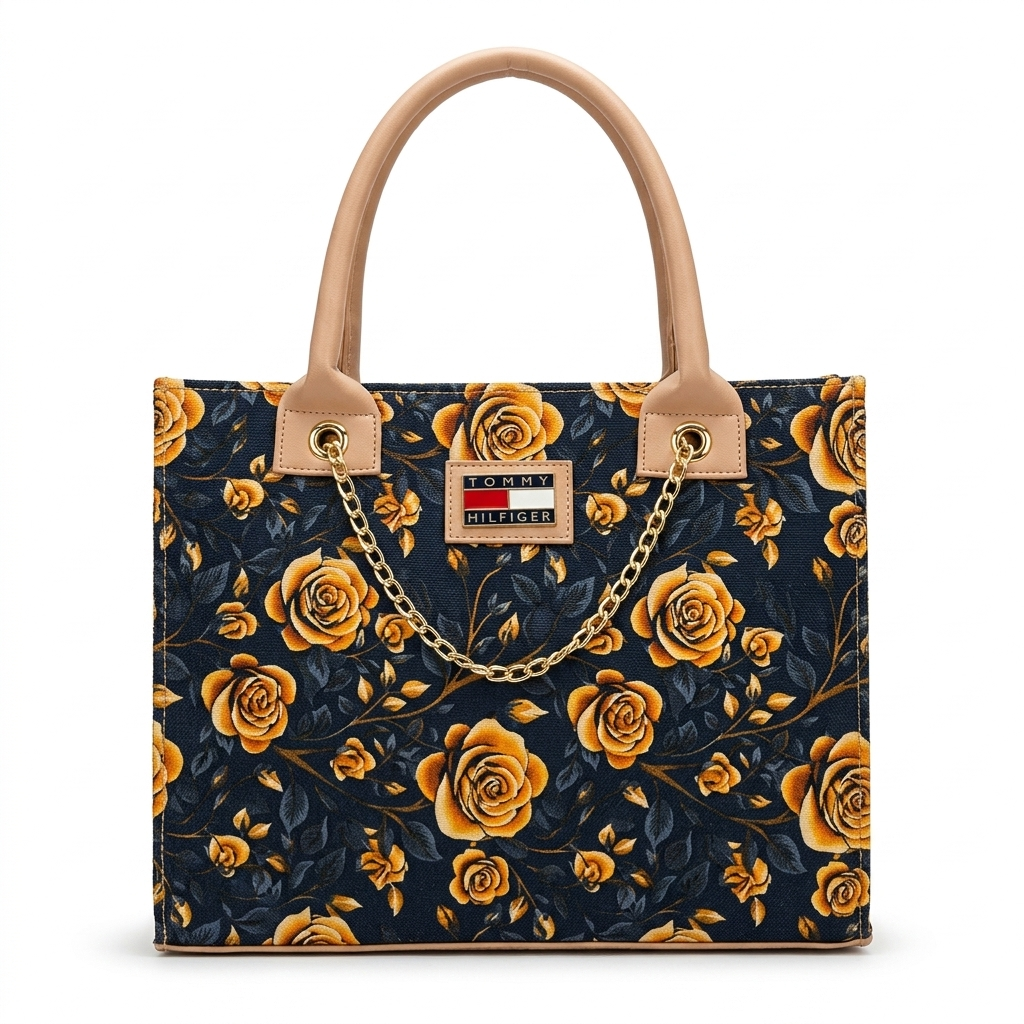 TH Canvas Tote Bag (with long belt)
