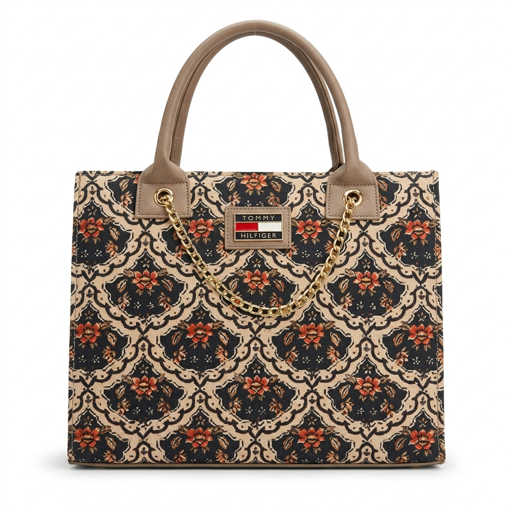 TH Canvas Tote Bag (with long belt)