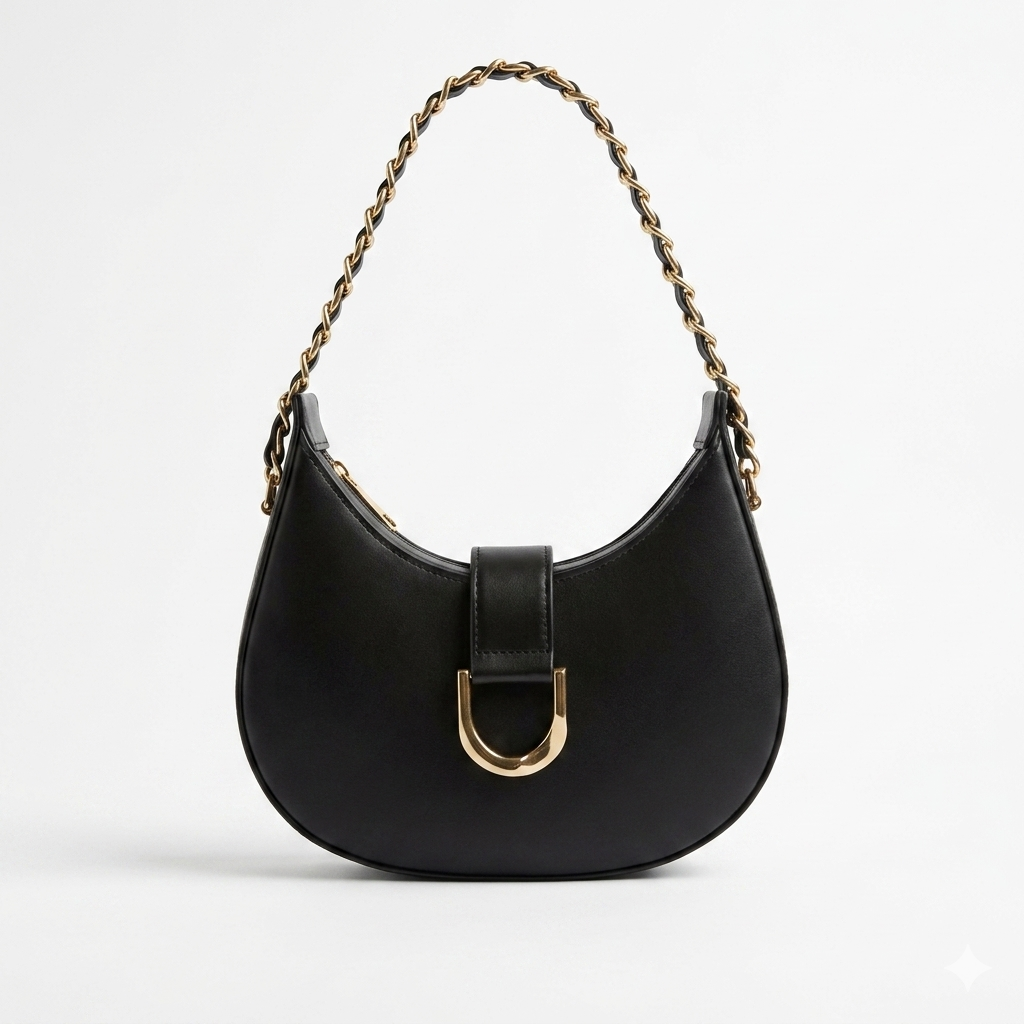 Crescent Hobo Bag (with long belt)
