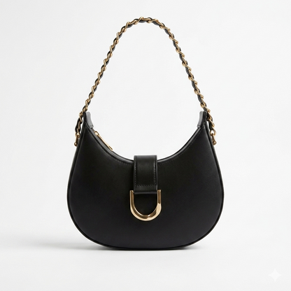 Crescent Hobo Bag (with long belt)