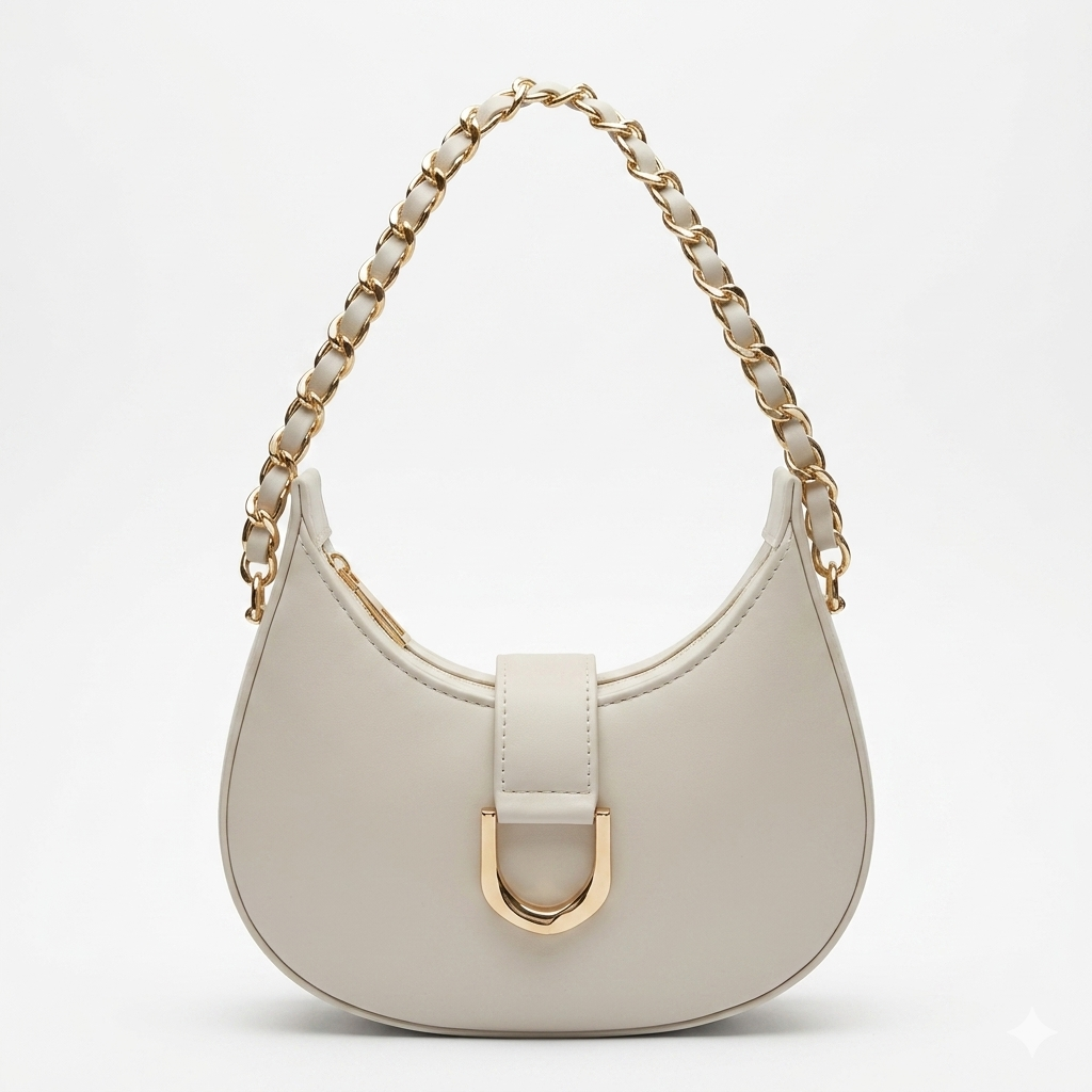 Crescent Hobo Bag (with long belt)
