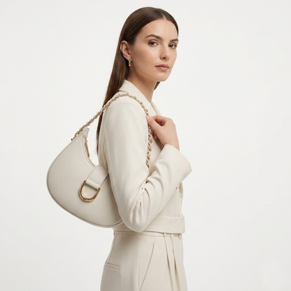Crescent Hobo Bag (with long belt)