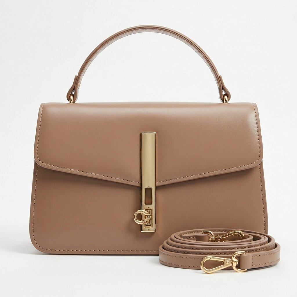 Minimalist Handbag (with long belt)
