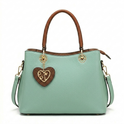 Premium Leather Handbag (with long belt)