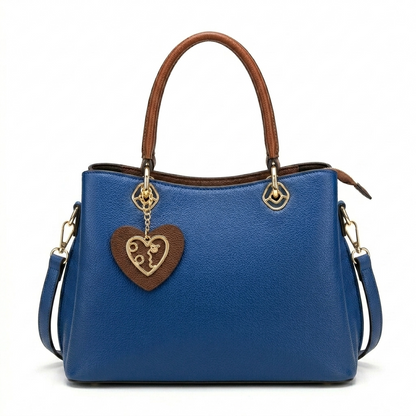 Premium Leather Handbag (with long belt)