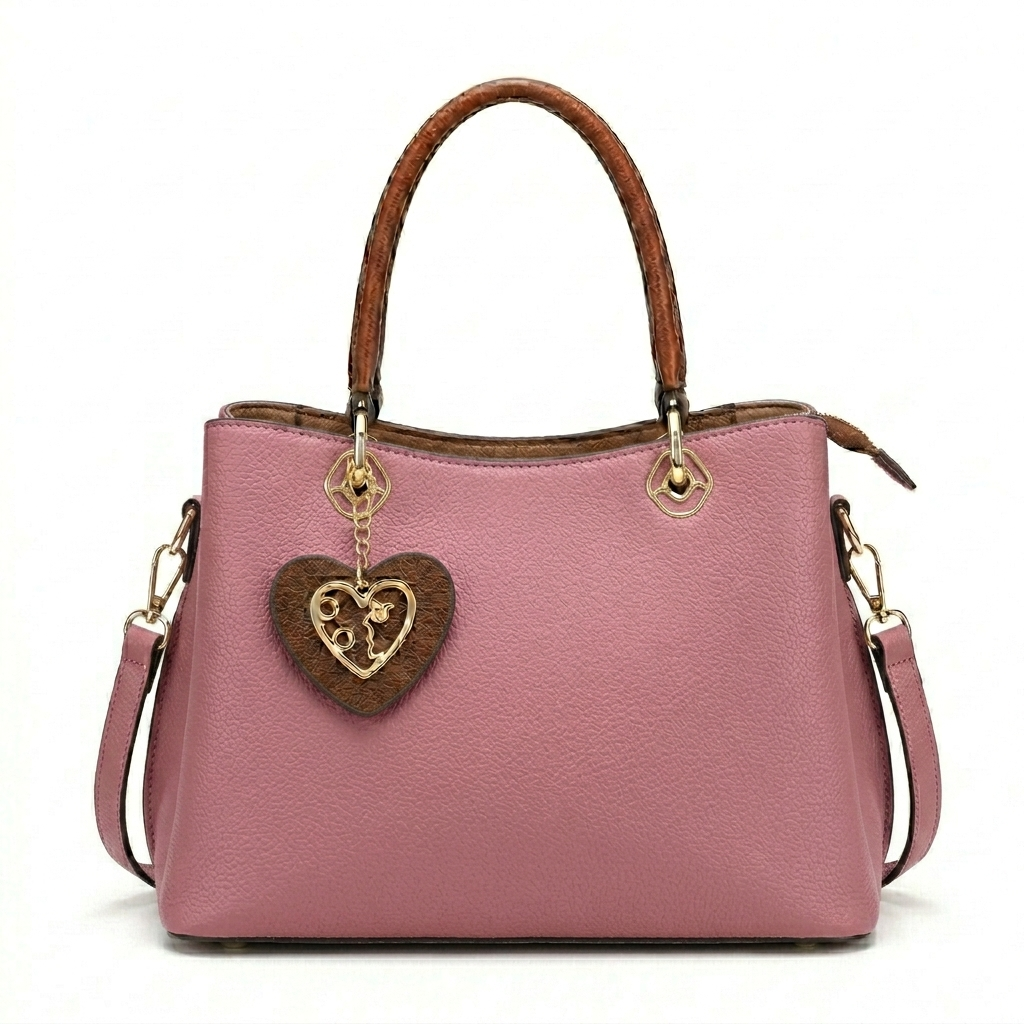 Premium Leather Handbag (with long belt)
