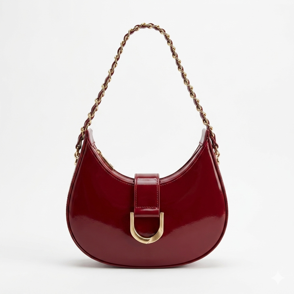 Crescent Hobo Bag (with long belt)