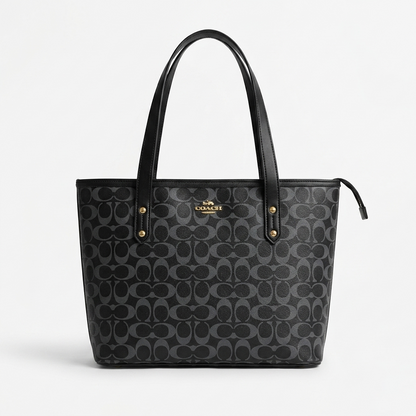 COACH Signature Canvas City Tote Bag