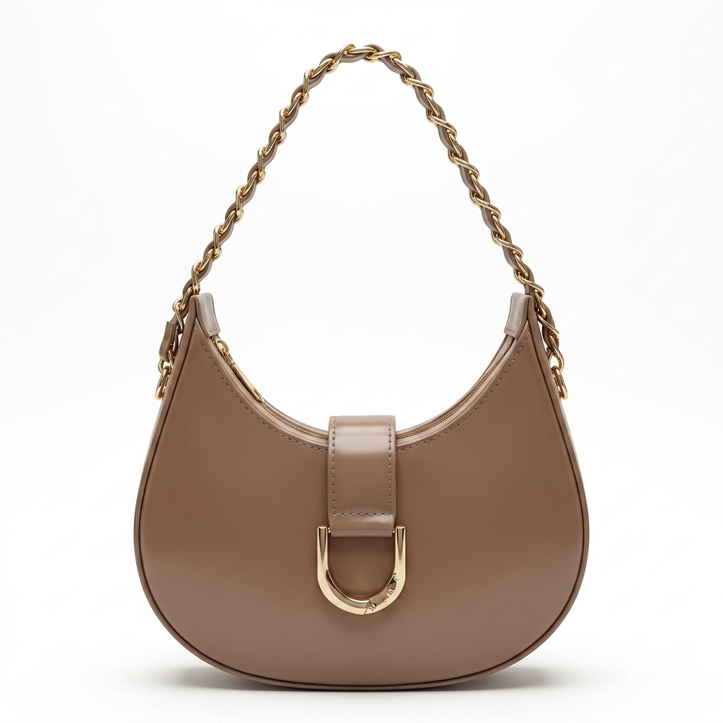 Crescent Hobo Bag (with long belt)