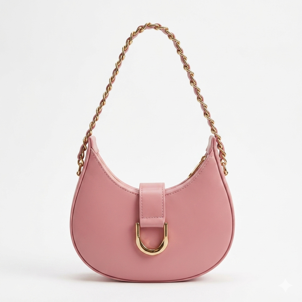 Crescent Hobo Bag (with long belt)