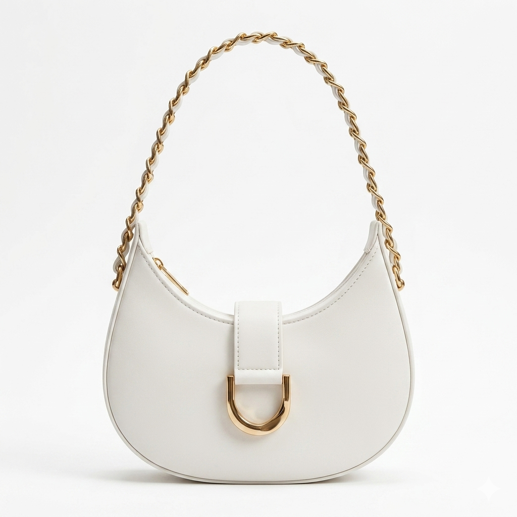 Crescent Hobo Bag (with long belt)