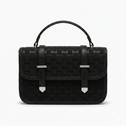 Miu Monogram Satchel Bag (with long belt)