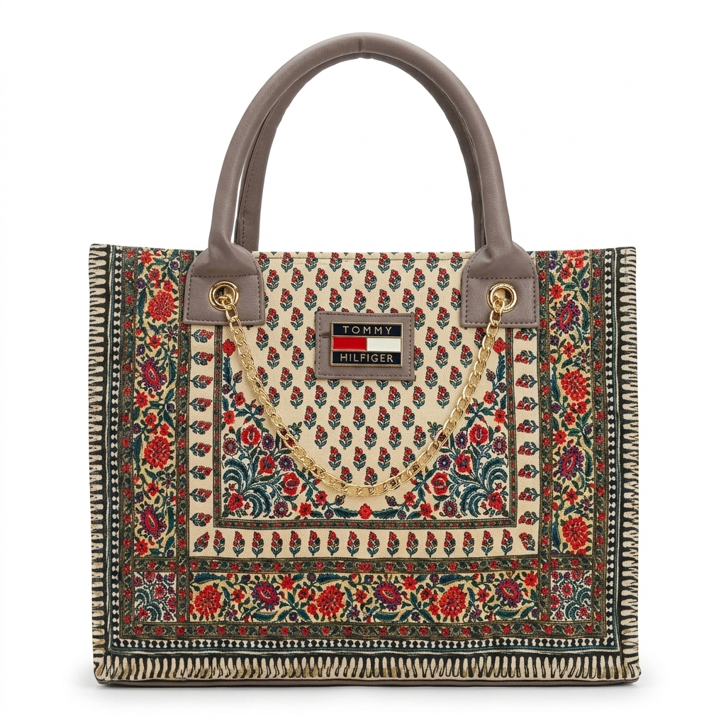 TH Canvas Tote Bag (with long belt)
