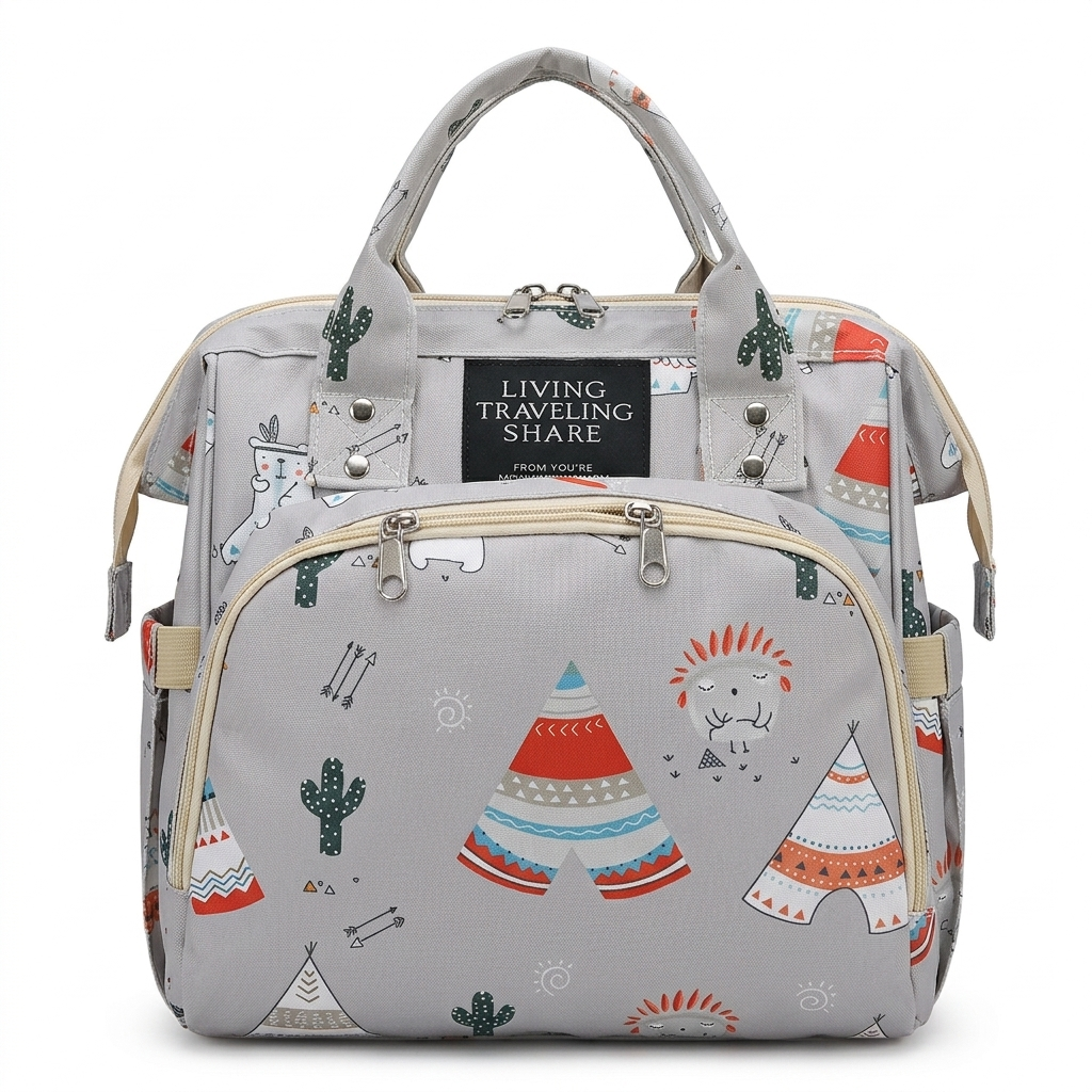 Imported Mother Bag (washable stuff & multiple pockets)