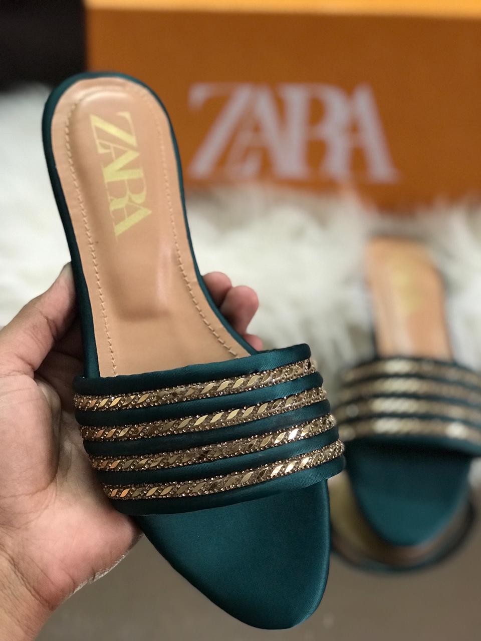 ZARA Fancy Flat Slipper