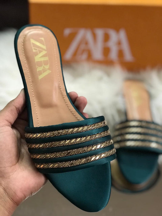 ZARA Fancy Flat Slipper
