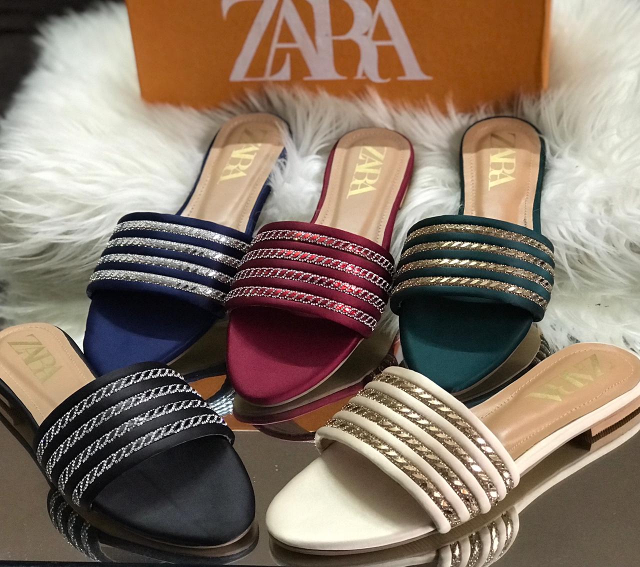 ZARA Fancy Flat Slipper