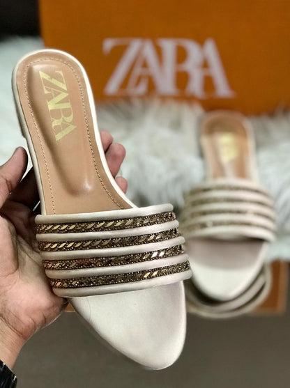ZARA Fancy Flat Slipper