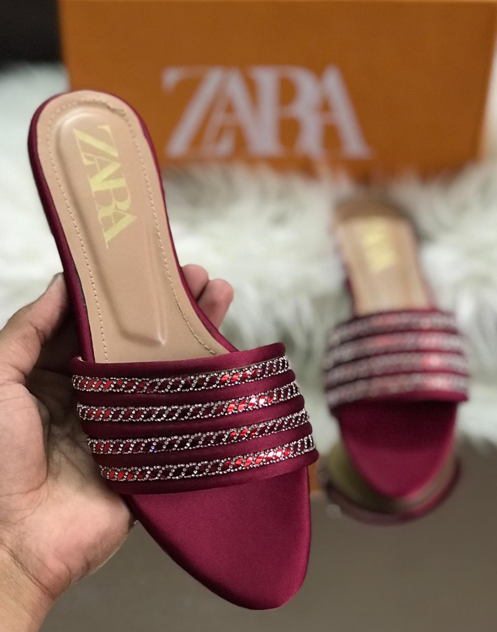 ZARA Fancy Flat Slipper