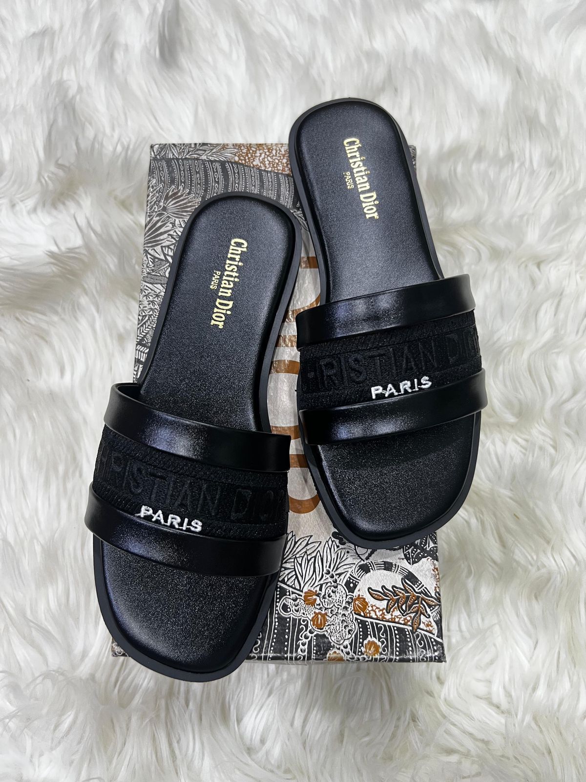 Dior Embroidered Flat
