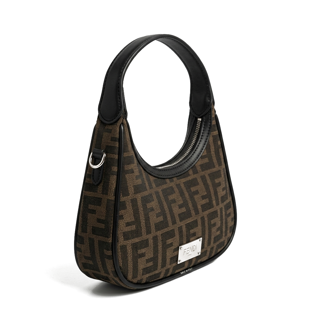 Monogram Crescent Hobo Bag (with long belt)