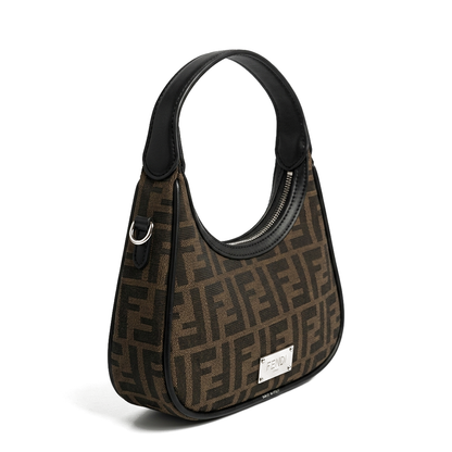 Monogram Crescent Hobo Bag (with long belt)