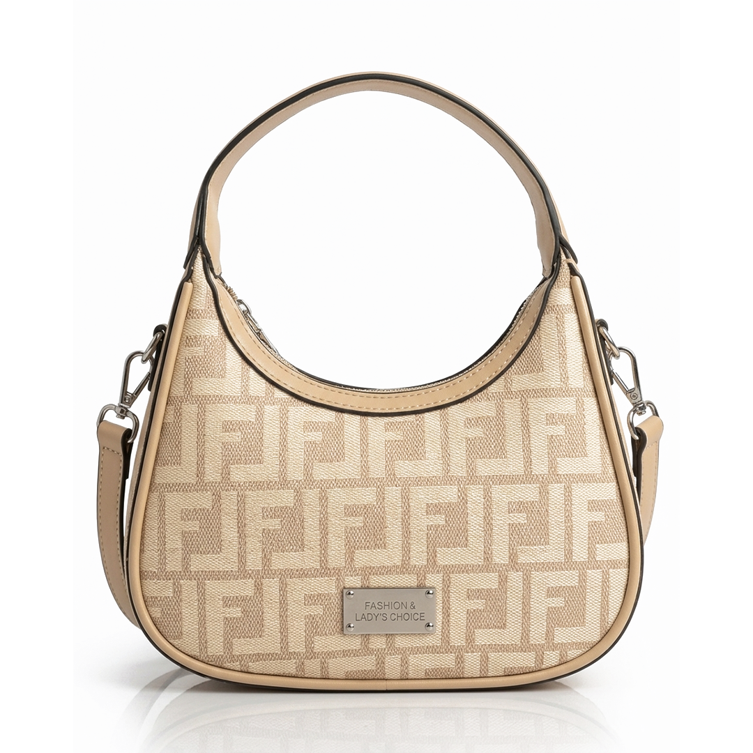 Monogram Crescent Hobo Bag (with long belt)